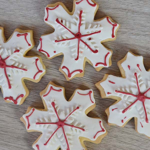 Biscotti fiocco di neve - Dolci Artigianali